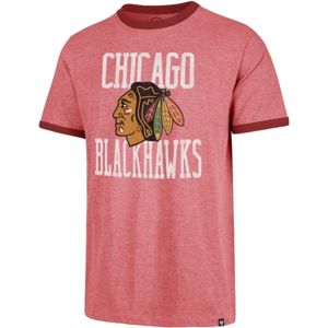 47 NHL CHICAGO BLACKHAWKS BELDIRGE CAPITAL RINGER ružová S - Pánske tričko