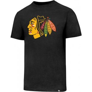 47 NHL CHICAGO BLACKHAWKS CLUB TEE čierna L - Pánske tričko