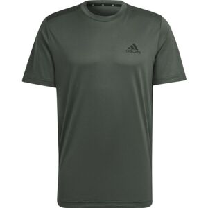 adidas PL T Pánske športové tričko, tmavo zelená, veľkosť L