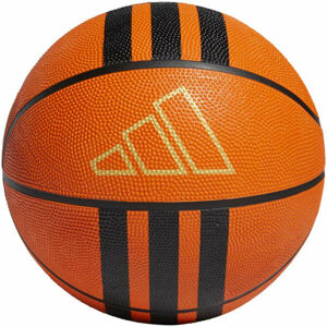 adidas 3-STRIPES RUBBER X2 Basketbalová lopta, oranžová, veľkosť 7