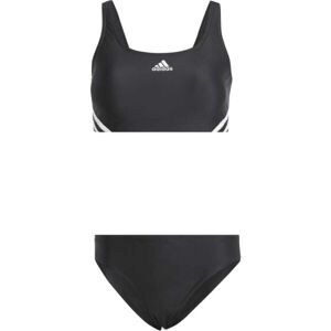 adidas 3S BIKINI Dievčenské dvojdielne plavky, čierna, veľkosť 40