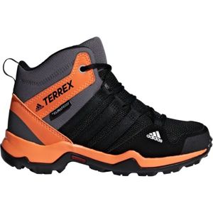 adidas TERREX AX2R MID CP K čierna 34 - Detská outdoorová obuv