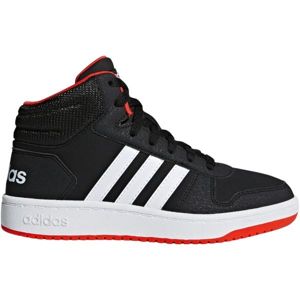 adidas HOOPS MID 2.0 K čierna 34 - Detská voľnočasová obuv