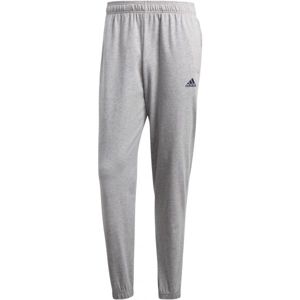 adidas ESSENTIALS TAPERED BANDED SINGLE JERSEY PANT sivá XXL - Pánske nohavice