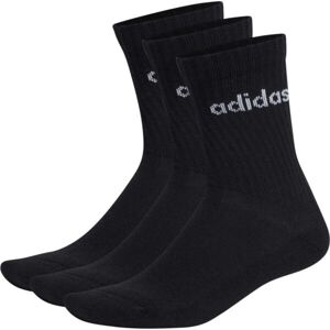 adidas C LIN CREW 3P Ponožky, čierna, veľkosť L
