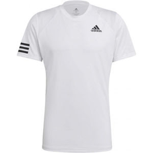 adidas CLUB 3 STRIPES TENNIS T-SHIRT  M - Pánske tenisové tričko