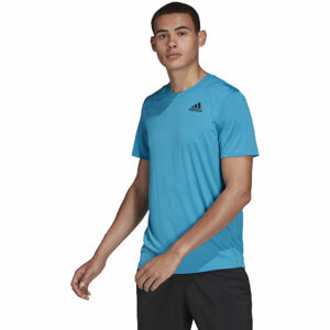 adidas CLUB 3 STRIPES TENNIS T-SHIRT Pánske tenisové tričko, modrá, veľkosť XL
