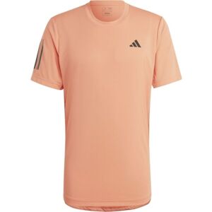 adidas CLUB 3STR TEE Pánske tenisové tričko, oranžová, veľkosť L