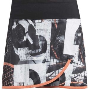 adidas CLUB GRAPHSKIRT Dámska tenisová sukňa, čierna, veľkosť XL