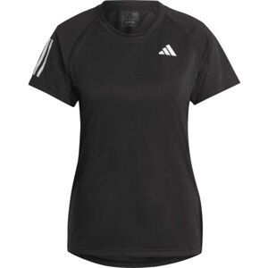 adidas CLUB TEE Dámske tenisové tričko, čierna, veľkosť XS