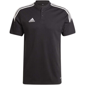 adidas CON22 POLO Pánske polo tričko, čierna, veľkosť XS