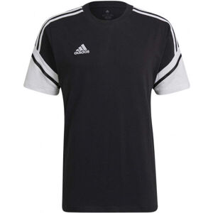 adidas CON22 TEE Pánske tričko, čierna, veľkosť XS