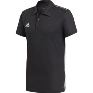adidas CORE18 POLO Polo tričko, čierna, veľkosť S