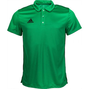 adidas CORE18 POLO Polo tričko, zelená, veľkosť S
