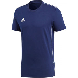 adidas CORE18 TEE Pánske tričko, modrá, veľkosť M