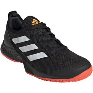 adidas COURTFLASH Pánska tenisová obuv, čierna, veľkosť 43 1/3