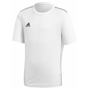 adidas CORE18 JSY Y Juniorský  futbalový dres, biela, veľkosť