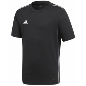 adidas CORE18 JSY Y Juniorský  futbalový dres, čierna, veľkosť 140