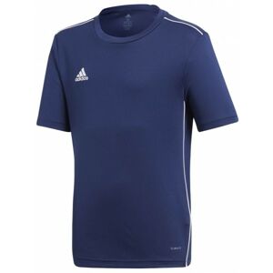 adidas CORE18 JSY Y Juniorský  futbalový dres, tmavo modrá, veľkosť 128