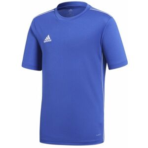 adidas CORE18 JSY Y Juniorský  futbalový dres, modrá, veľkosť 140