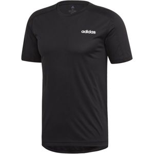 adidas DESIGN2MOVE TEE PLAIN čierna 2XL - Pánske tričko