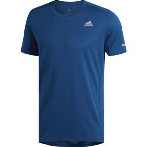adidas RUN TEE M modrá XXL - Pánske bežecké tričko