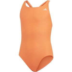 adidas FIT SUIT SOL Y Dievčenské plavky, oranžová, veľkosť 116