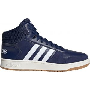 adidas HOOPS 2.0 MID modrá 12 - Pánska voľnočasová obuv