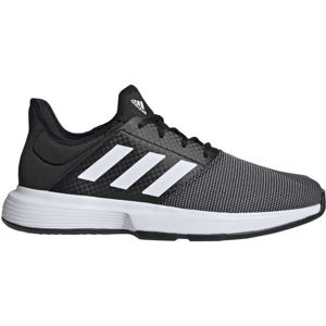 adidas GAMECOURT M Pánska tenisová obuv, čierna, veľkosť 47 1/3