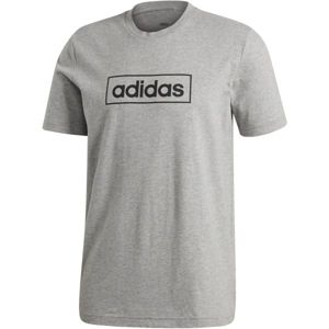 adidas M CORE BOX GRAPHIC TEE 3 šedá L - Pánske tričko