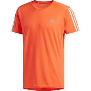adidas RUN 3S TEE M oranžová XXL - Pánske tričko