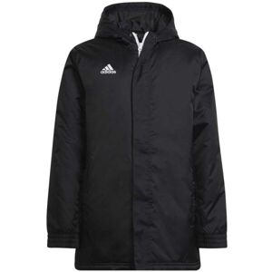 adidas ENT22 STAD JKTY Juniorská futbalová bunda, čierna, veľkosť 128