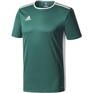 adidas ENTRADA 18 JSY Pánsky futbalový dres, tmavo zelená, veľkosť M