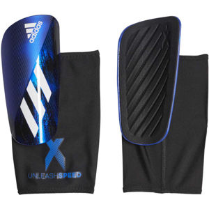 adidas X SG LEAGUE Pánske futbalové chrániče holení, modrá, veľkosť M