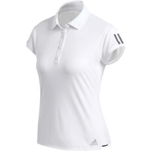 adidas CLUB 3 STRIPES POLO biela M - Dámske tenisové tričko