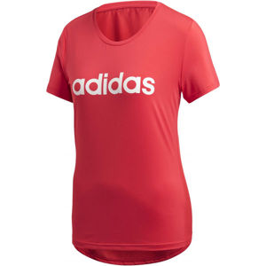 adidas D2M LO TEE červená XS - Dámske tričko