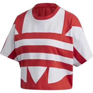 adidas LRG LOGO TEE Dámske tričko, červená, veľkosť 38