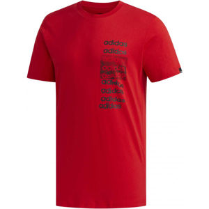 adidas 3X3 TEE červená L - Pánske tričko