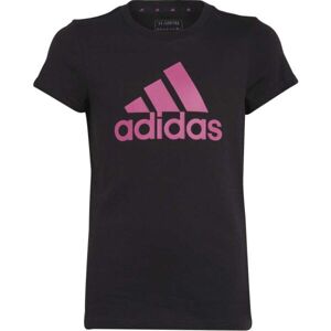 adidas ESS BL T Dievčenské tričko, čierna, veľkosť 164