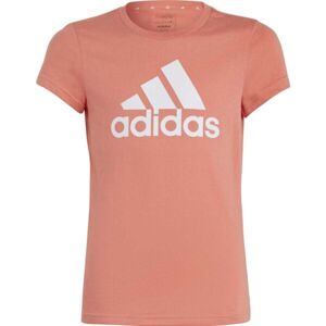 adidas ESS BL T Dievčenské tričko, oranžová, veľkosť 128