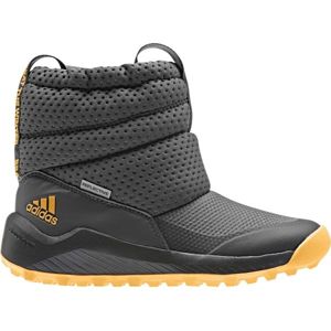 adidas RAPIDASNOW C Detská zimná obuv, tmavo sivá, veľkosť 32