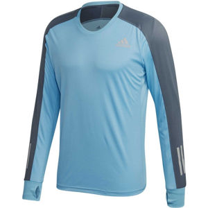 adidas OTR LS TEE modrá S - Pánske športové tričko