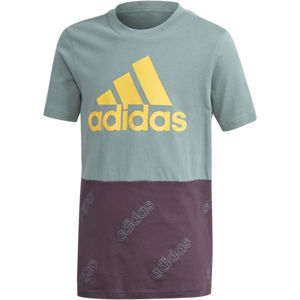 adidas YB FAV AOP FZ TEE  164 - Chlapčenské športové tričko