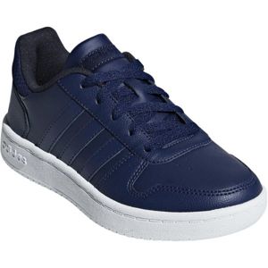 adidas HOOPS 2.0K tmavo modrá 4 - Chlapčenská voľnočasová obuv