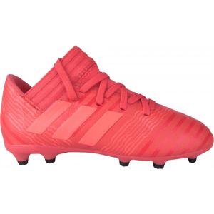adidas NEMEZIZ 17.3 FG J červená 33.5 - Chlapčenská futbalová obuv
