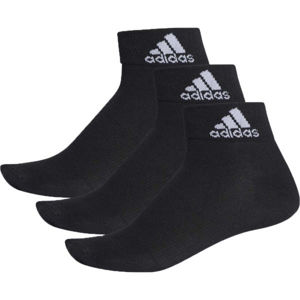 adidas PERFORMANCE ANKLE THIN 3PP Set ponožiek, čierna, veľkosť 43 - 46