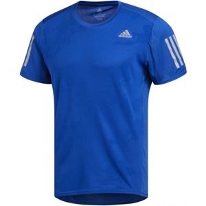 adidas RESPONSE TEE M tmavo modrá S - Pánske bežecké tričko