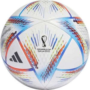 adidas AL RIHLA COM Futbalová lopta, biela, veľkosť 5