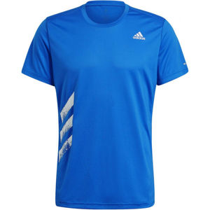 adidas RUN IT TEE PB Pánske bežecké tričko, modrá,biela, veľkosť