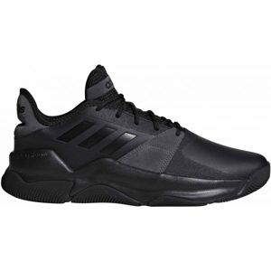 adidas STREETFLOW tmavo sivá 9 - Pánska basketbalová obuv